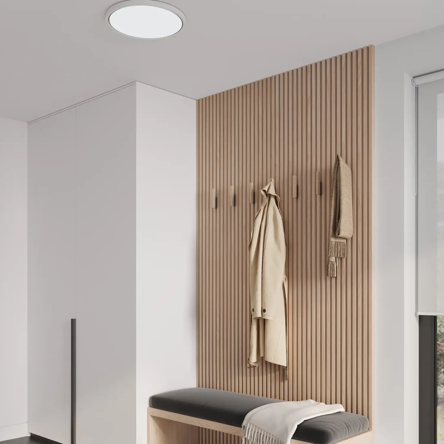 Outlet Nordlux Oja 42 plafond med sensor hvid