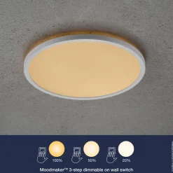 Nordlux Loftlamper^Oja 2700K LED plafond 18W 3-trin dæmpbar hvid