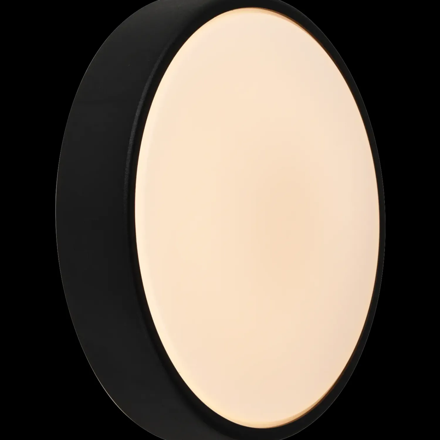 Best Nordlux Oliver udendørs rund væglampe sort