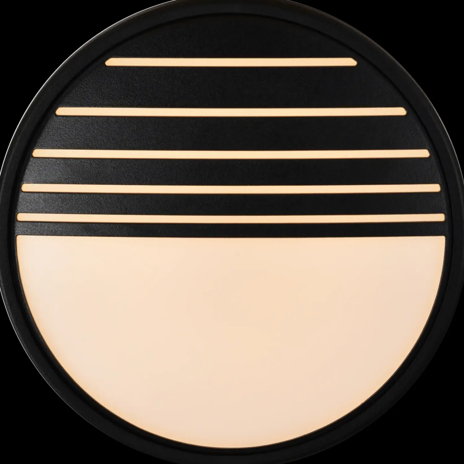 Best Nordlux Oliver udendørs rund væglampe sort