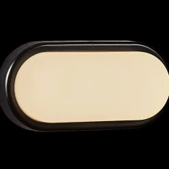 Sale Nordlux oval udendørs væglampe sort