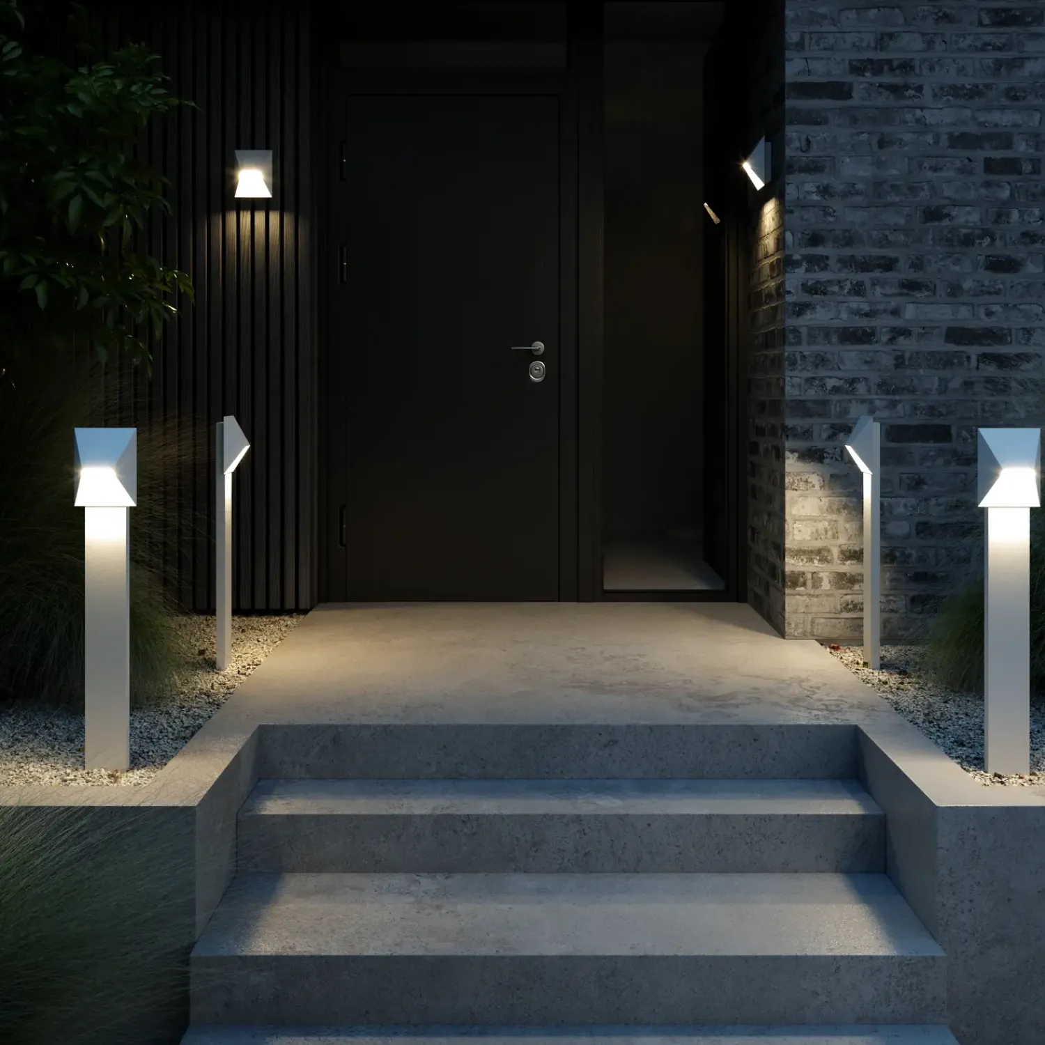 Udendørs Væglamper^Nordlux Pontio 15 udendørs væglampe hvid