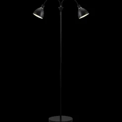 Outlet Nordlux Ray dobb. gulvlampe E14 sort