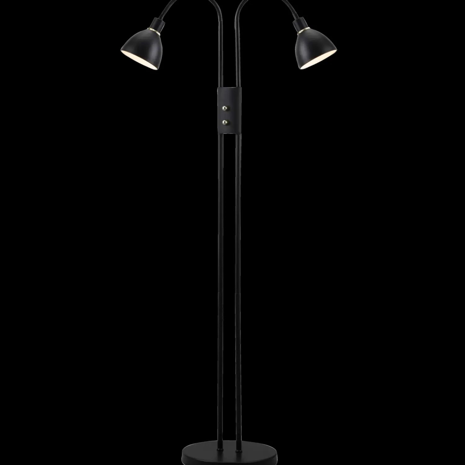 Gulvlamper^Nordlux Ray gulvlampe med dæmper sort