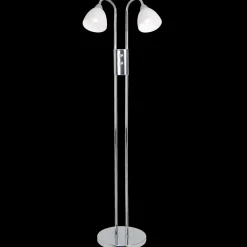 Gulvlamper^Nordlux Ray gulvlampe med dæmper krom