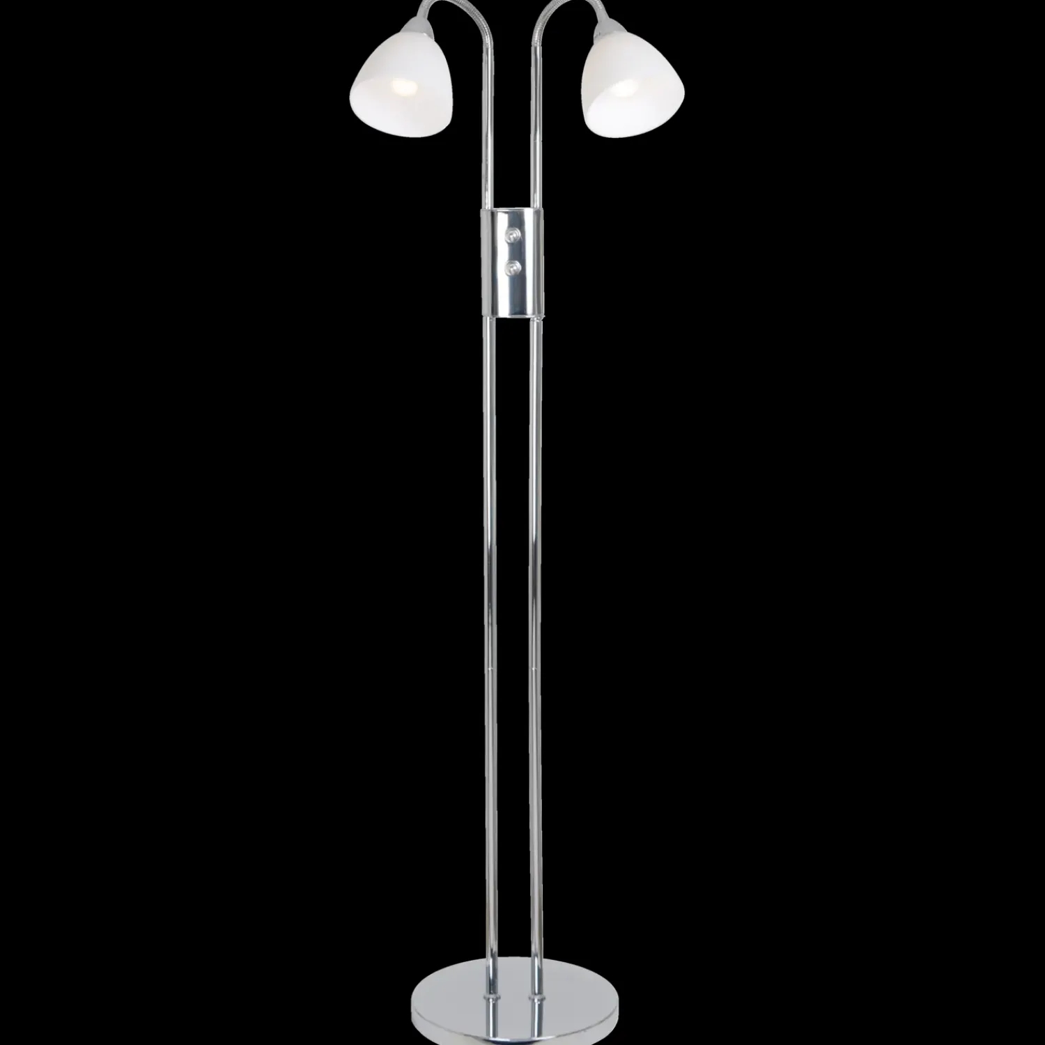 Gulvlamper^Nordlux Ray gulvlampe med dæmper krom