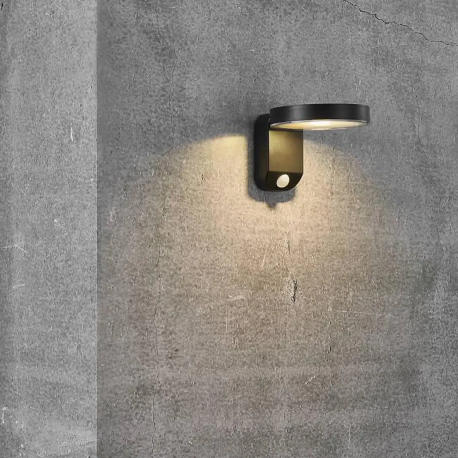 Nordlux Solcellelamper^Rica Round solcelle væglampe