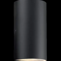 New Nordlux Rold rund udendørs væglampe sort