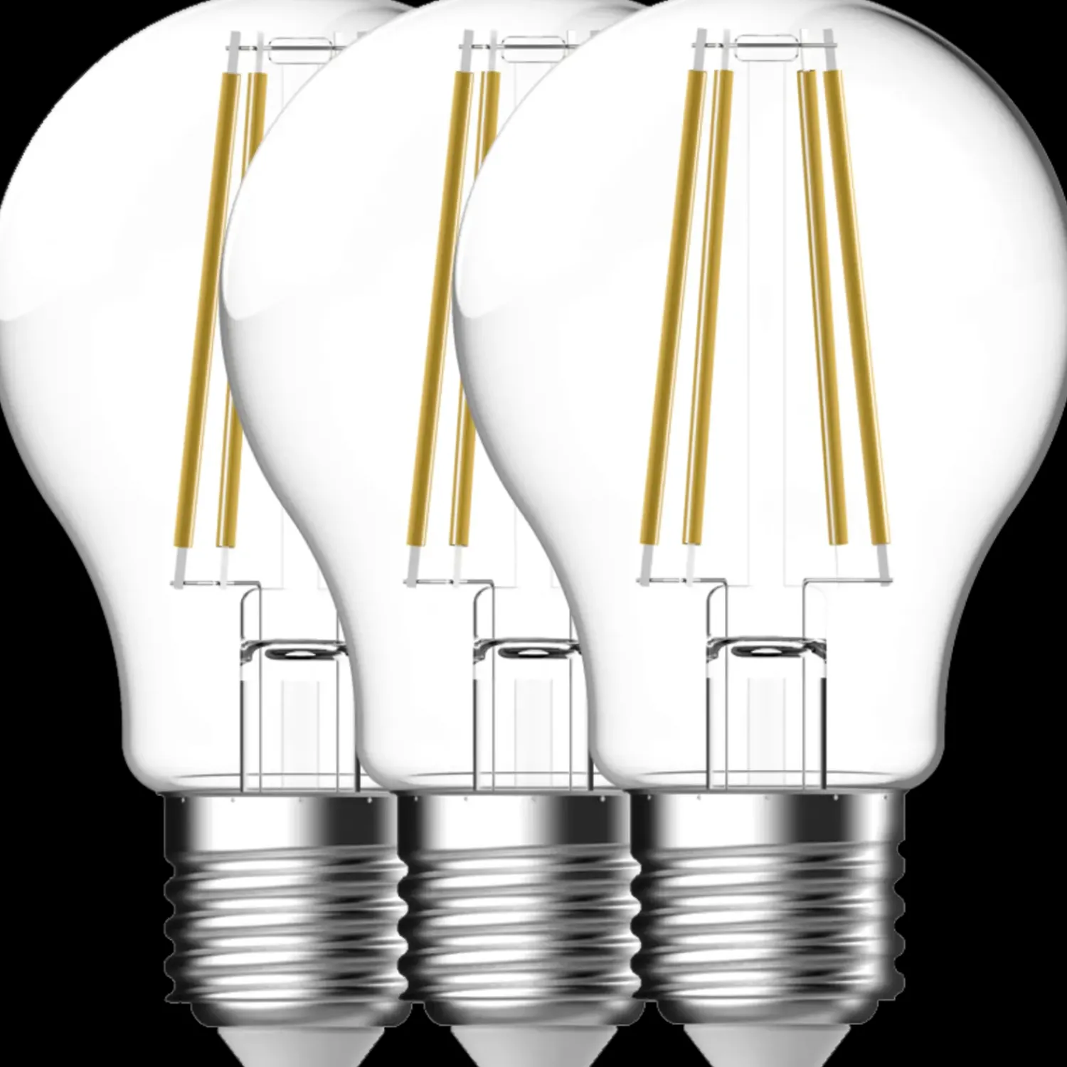 Discount Nordlux smart pære E27 A60 CCT 4,7W klar 3 pak