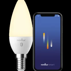 Hot Nordlux smart pære LED E14 C35 4,9W hvid