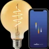 E27 Pærer^Nordlux smart pære LED E27 G95 4,7W ravfarvet