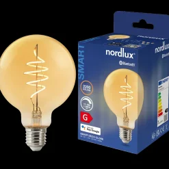 E27 Pærer^Nordlux smart pære LED E27 G95 4,7W ravfarvet
