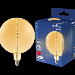 E27 Pærer^Nordlux smart pære LED E27 G200 4,7W ravfarvet