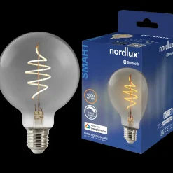 E27 Pærer^Nordlux smart pære LED E27 G95 4,7W røgfarvet