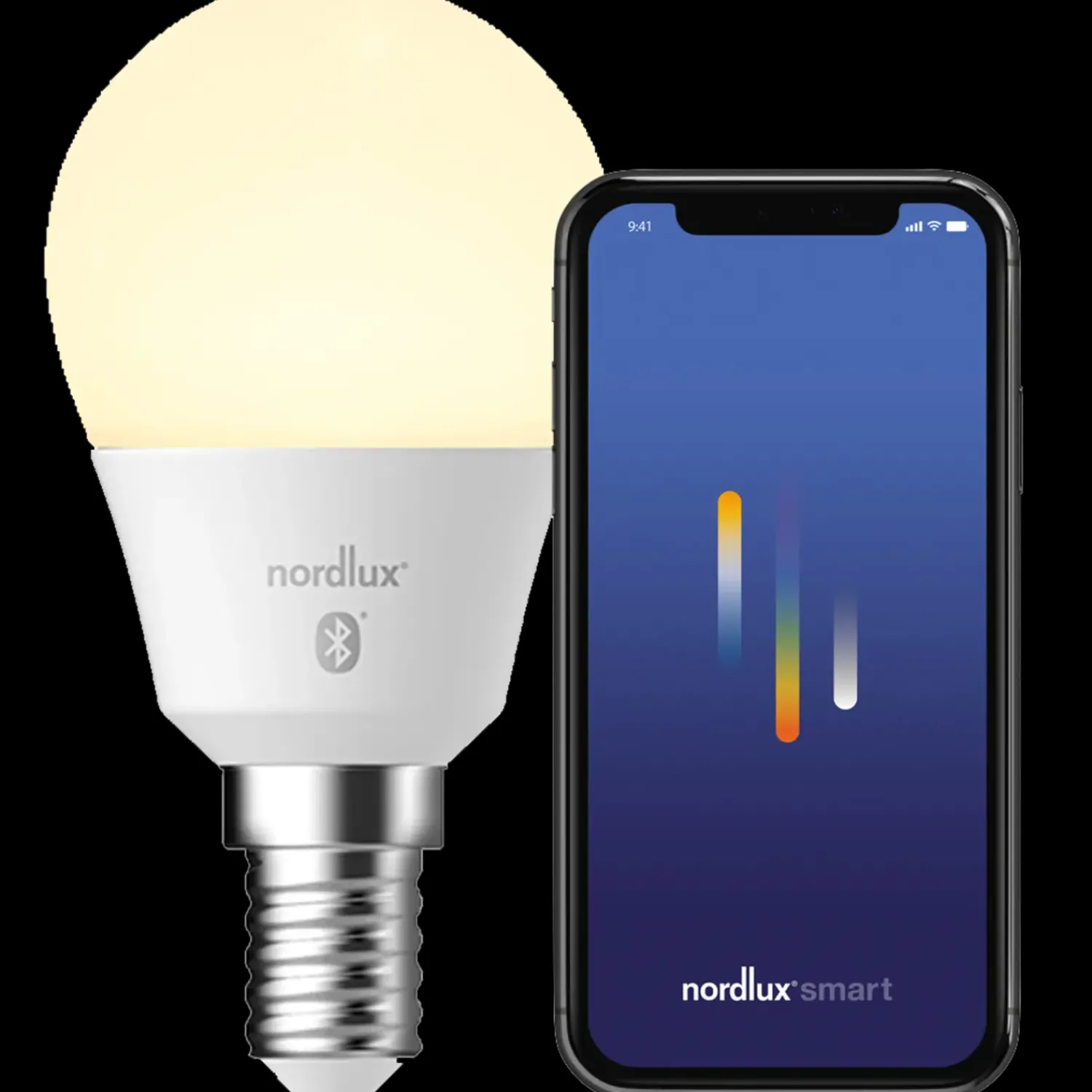 Sale Nordlux smart pære LED E14 G45 4,7W hvid