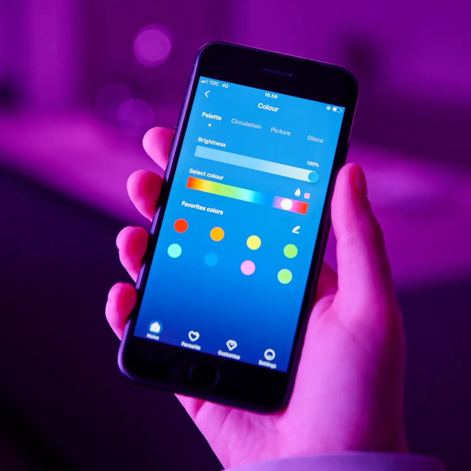 Gu10 Spots^Nordlux smart pære LED GU10 color 3 pk