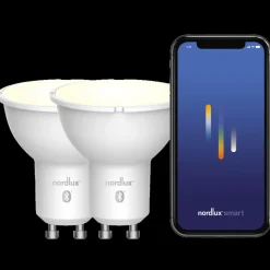 Gu10 Spots^Nordlux smart pære LED GU10 SMD hvid 2 pak