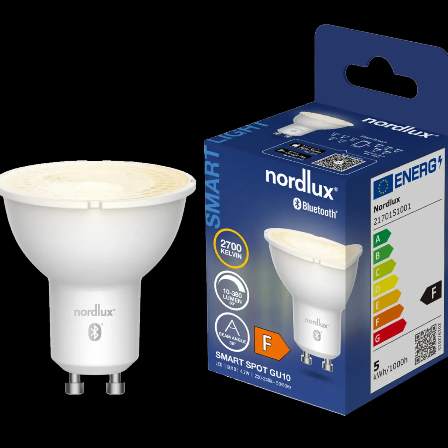 Online Nordlux smart pære LED GU10 hvid