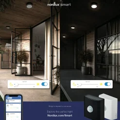 Smart Home^Nordlux smart sensor trådløs sort