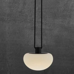 Discount Nordlux Sponge batteri havelampe to-go Ø20 hvid/sort