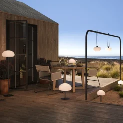 New Nordlux Sponge batteri havelampe til bord Ø20 hvid/sort