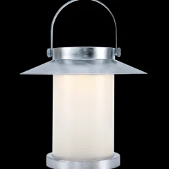 Krukker Og Lanterner^Nordlux Temple To-Go 30 solcellelampe galvaniseret stål