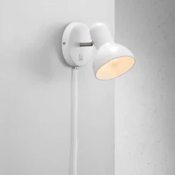 Væglamper^Nordlux Texas væglampe E27 hvid