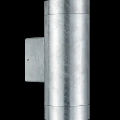 Clearance Nordlux Tin Maxi double udendørs væglampe galvaniseret stål