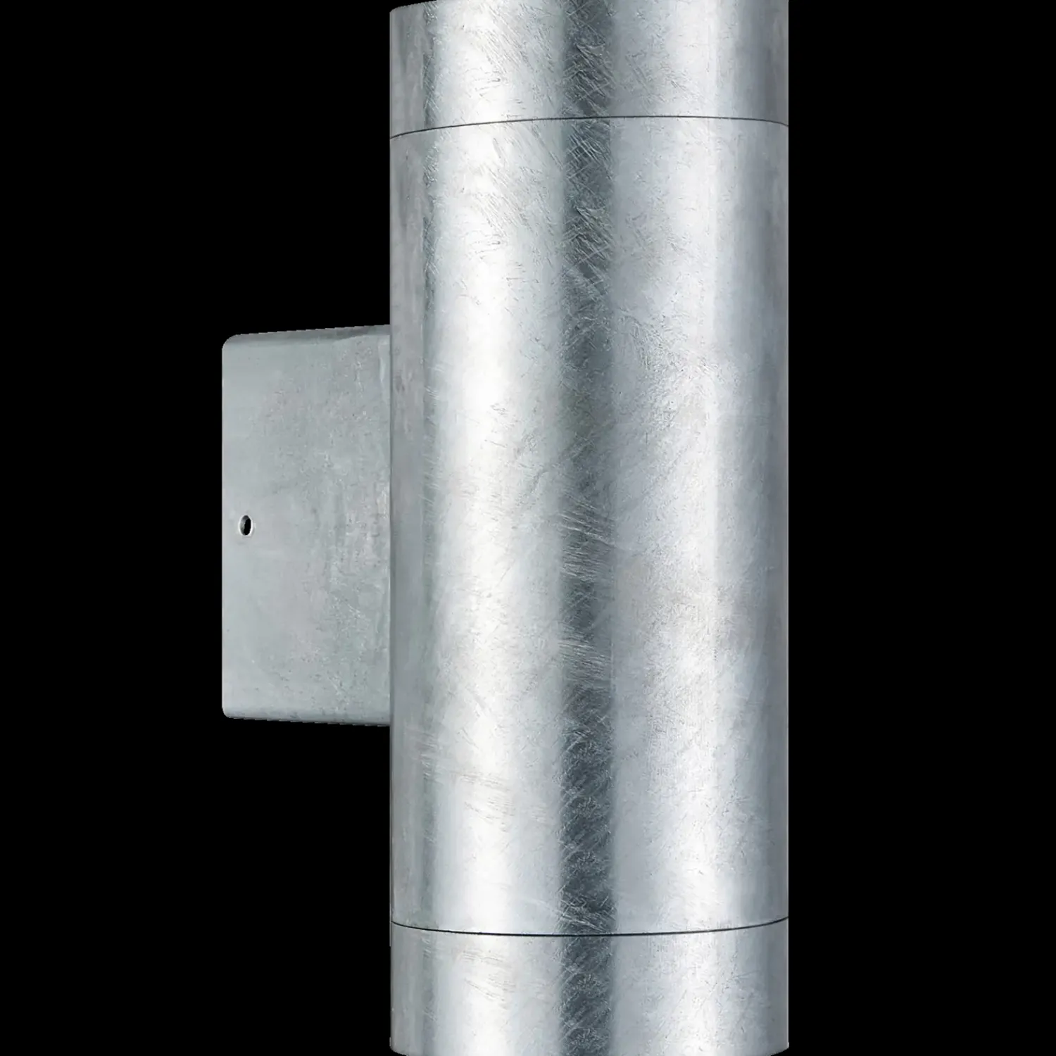 Clearance Nordlux Tin Maxi double udendørs væglampe galvaniseret stål