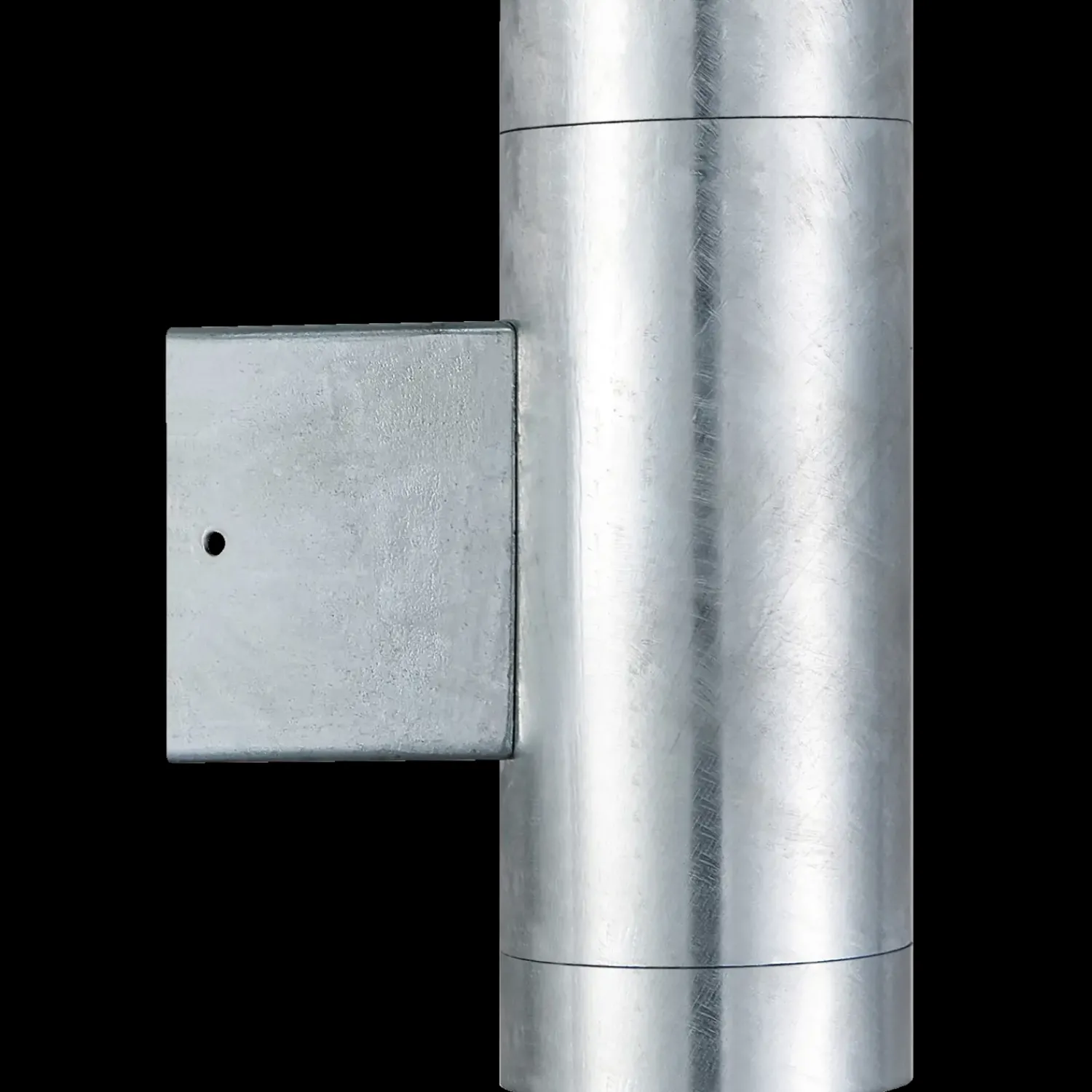 Clearance Nordlux Tin Maxi double udendørs væglampe galvaniseret stål