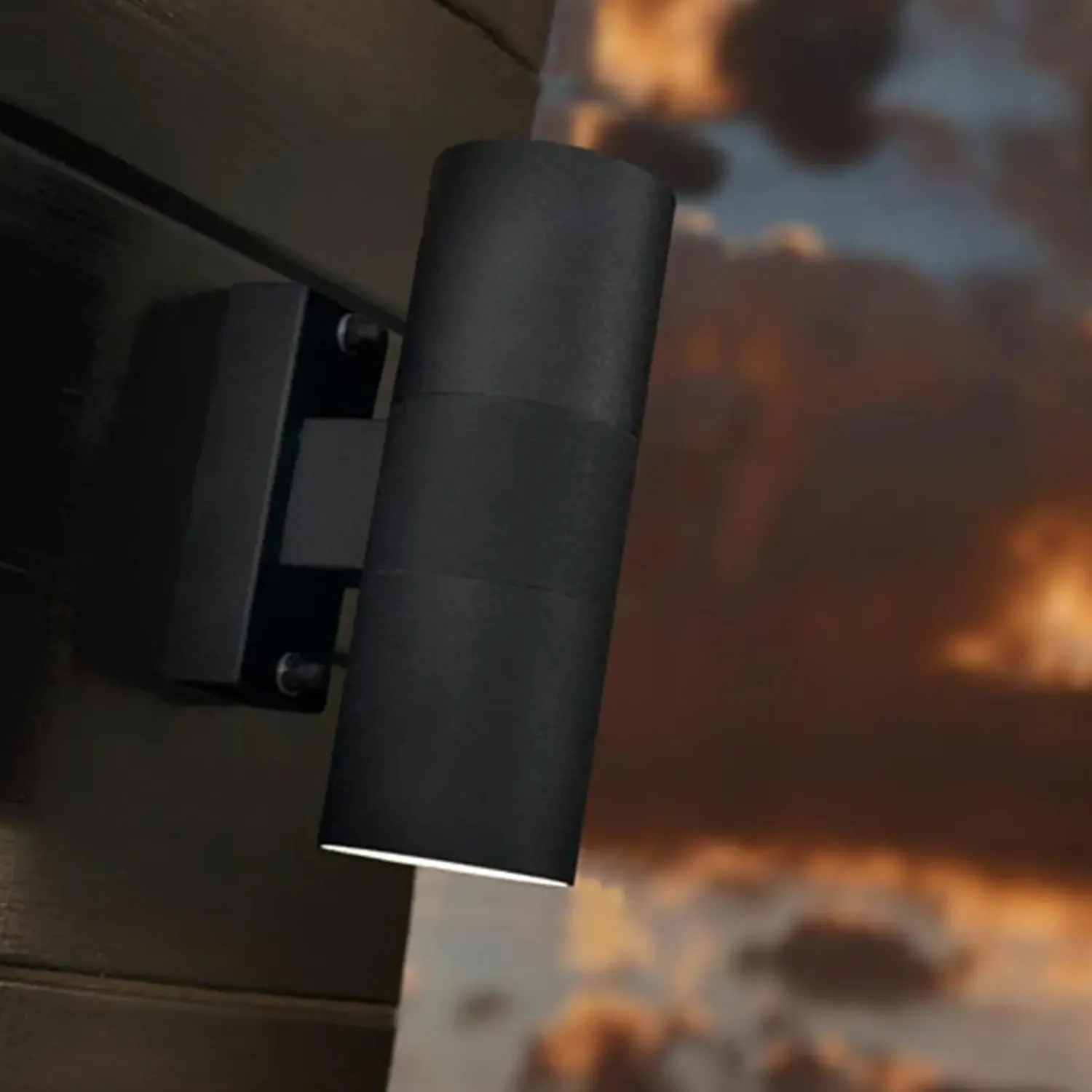 Hot Nordlux Tin udendørs væglampe 2 lyskilder sort