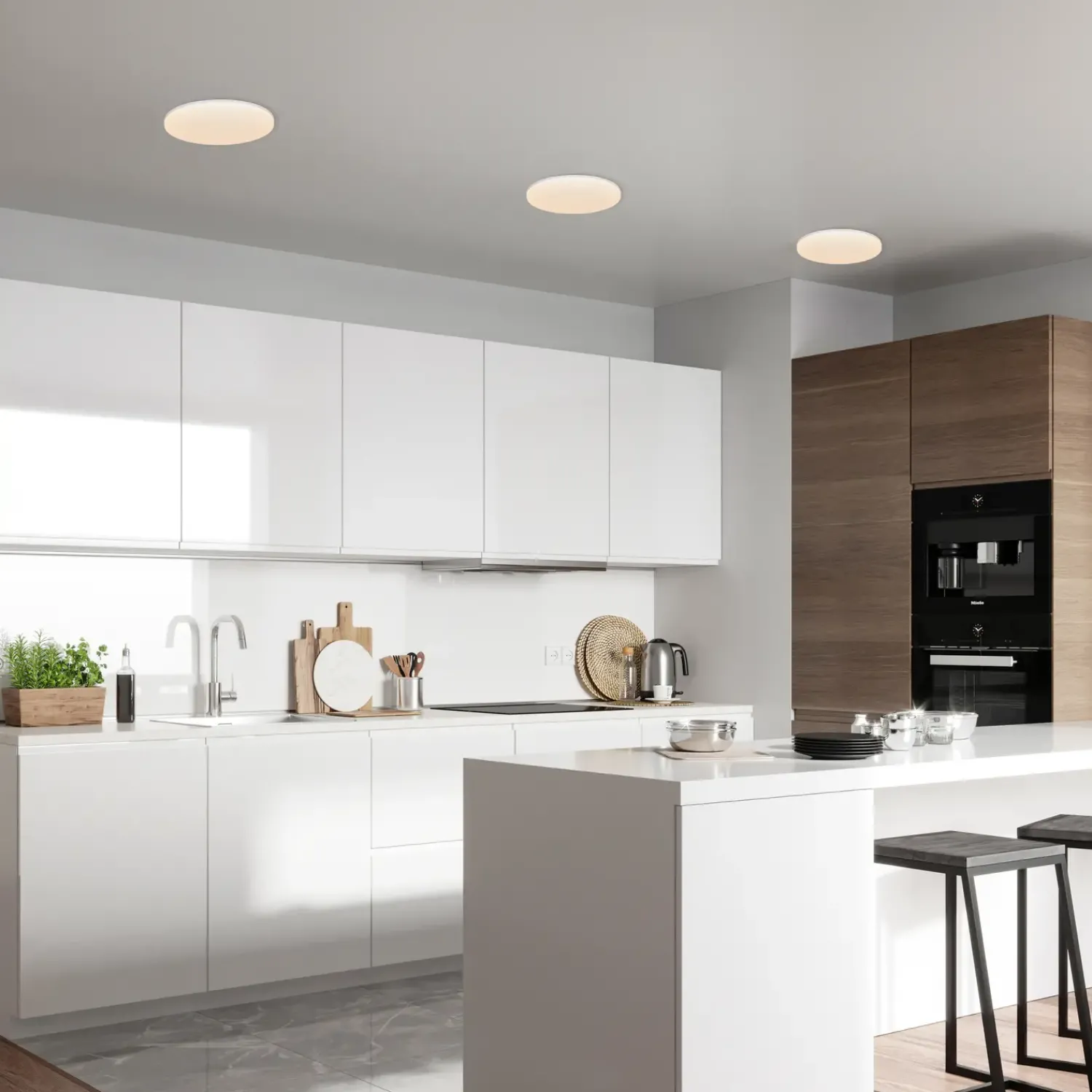 Best Nordlux Vic plafond 3200 Lumen hvid