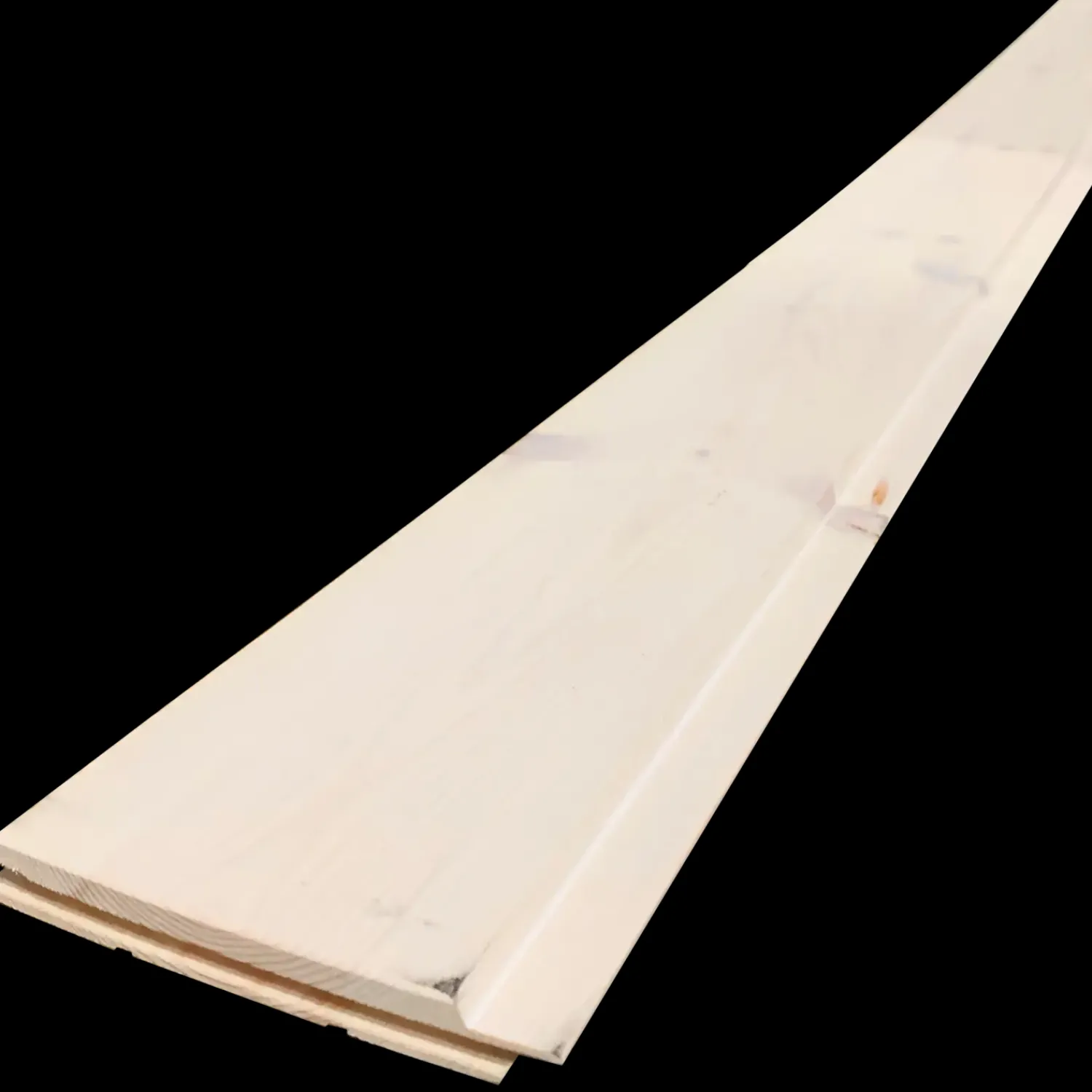 Loftbeklædning^Norrland loftprofilbrædder høvlet fyr 19x125mm (15x120mm) x 4,2M hvid superlasur