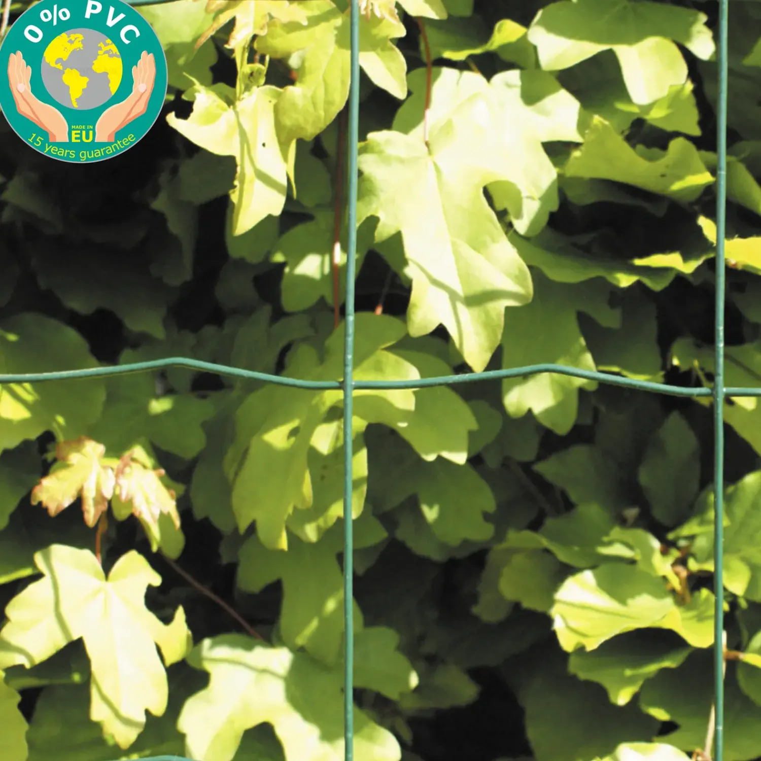 Trådhegn^NSH havehegn plastbelagt grøn, maske 10x10 cm, højde 60 cm x 25 m