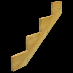 NSH Trapper Og Lemme^trappevange 4 - trin trykimpr. træ