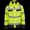 Sale Ocean Åbo Stretch vandtæt arbejdsjakke herre hi-vis gul/sort str. M