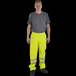 Regntøj^Ocean Comfort Light regnbukser hi-vis gul str. 2XL