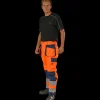 Regntøj|Hi-Vis Tøj Og Udstyr^Ocean Medusa vandtæt arbejdsbukser hi-vis orange/navy str. 2XL
