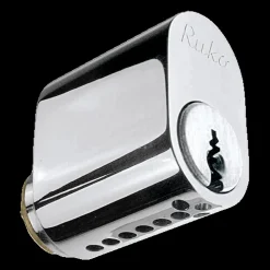 Ruko Låsekasser, Cylindre Og Dørbeslag^Oval cylinder RG1660 m/sikkerhedskort rustfrit look