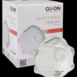 OX-ON FFP2D Comfort støvmaske med ventil 10 stk