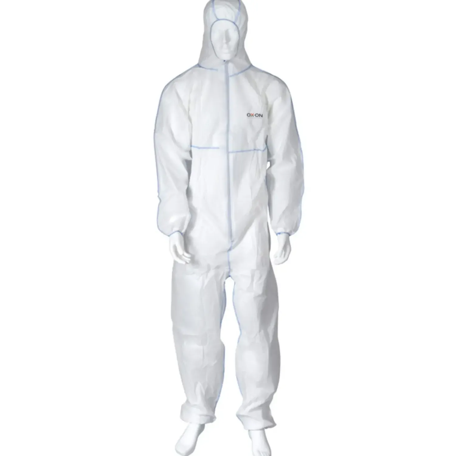 OX-ON Diverse Beskyttelsesudstyr^SMS coverall beskyttelsesdragt type 5-6 hvid str. L