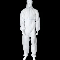 OX-ON Diverse Beskyttelsesudstyr^SMS coverall beskyttelsesdragt type 5-6 hvid str. L