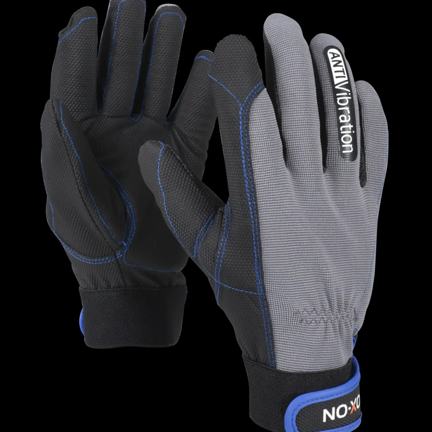 OX-ON Arbejdshandsker^Vibration 12000 vibrationshandske sort/grå str. CE 10