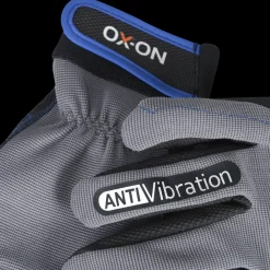OX-ON Arbejdshandsker^Vibration 12000 vibrationshandske sort/grå str. CE 10