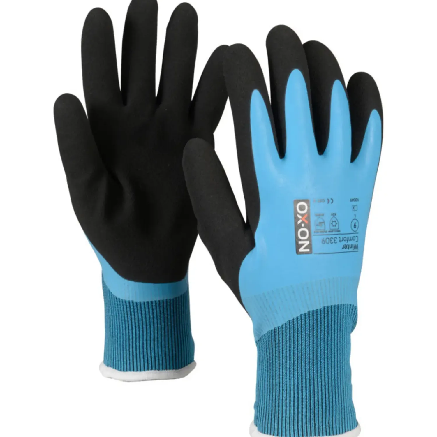 Sale OX-ON Winter Comfort 3309 vinterhandske blå str. CE 08