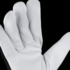 Online OX-ON Worker Basic 2004 gedeskindshandske sort/hvid str. CE 11