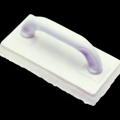 Pudsebræt^Padbræt fin skumsvamp 12x24 cm hvid