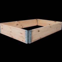 Plantekasser^Palleramme natur - 19,5 x 80 x 120 cm