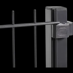 Stål- Og Glashegn^Panelhegn hjørnestolpe 40x40 mm længde 150 cm