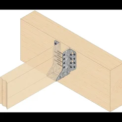 Paslode Bygningsbeslag^BS-U PL 125-177 bjælkesko 45x123 mm varmforzink.